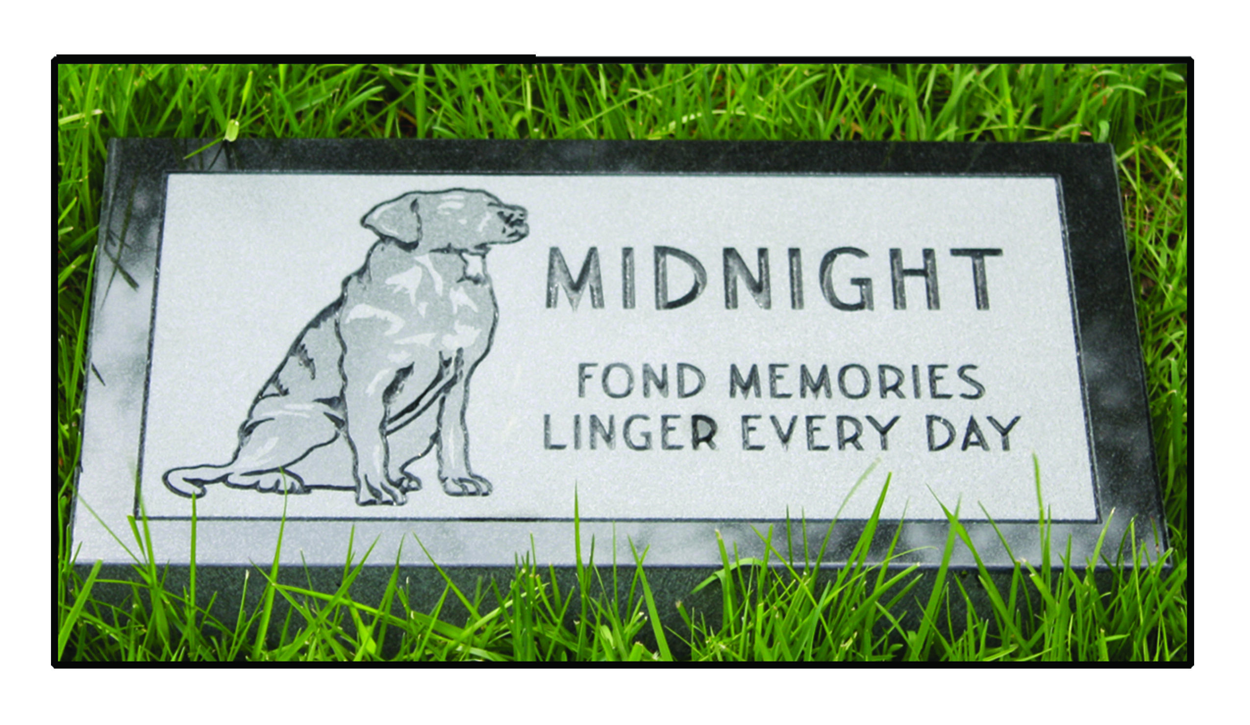 Sandblasted Pet Marker
